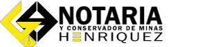 Logo de Notaría y Conservador de Minas Henríquez
